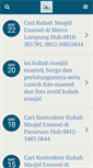 Mobile Screenshot of kubahmasjid.com