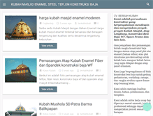 Tablet Screenshot of kubahmasjid.net